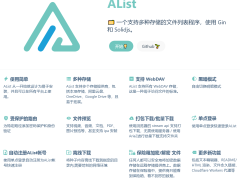 AList (网盘聚合模板) v3.33.0 支持多种存储